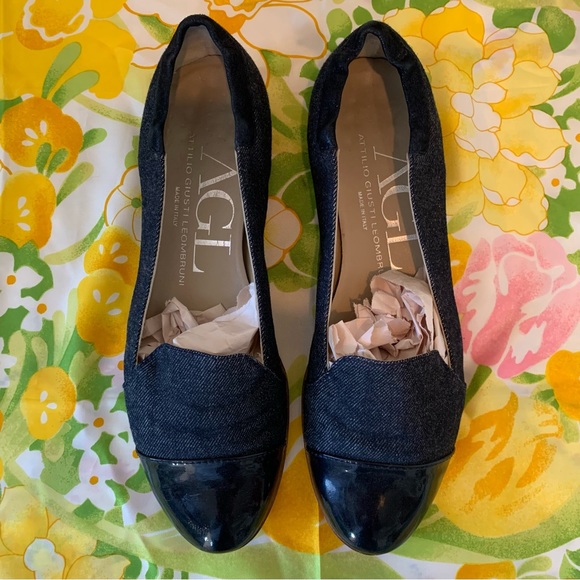 AGL Denim Flats - Picture 4 of 12